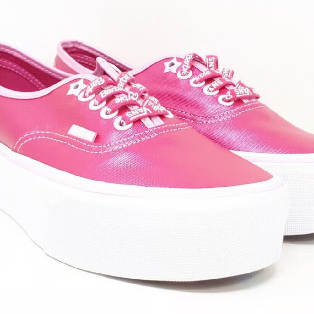 Barbie X Vans Women's Bold Pink Platform Sneakers